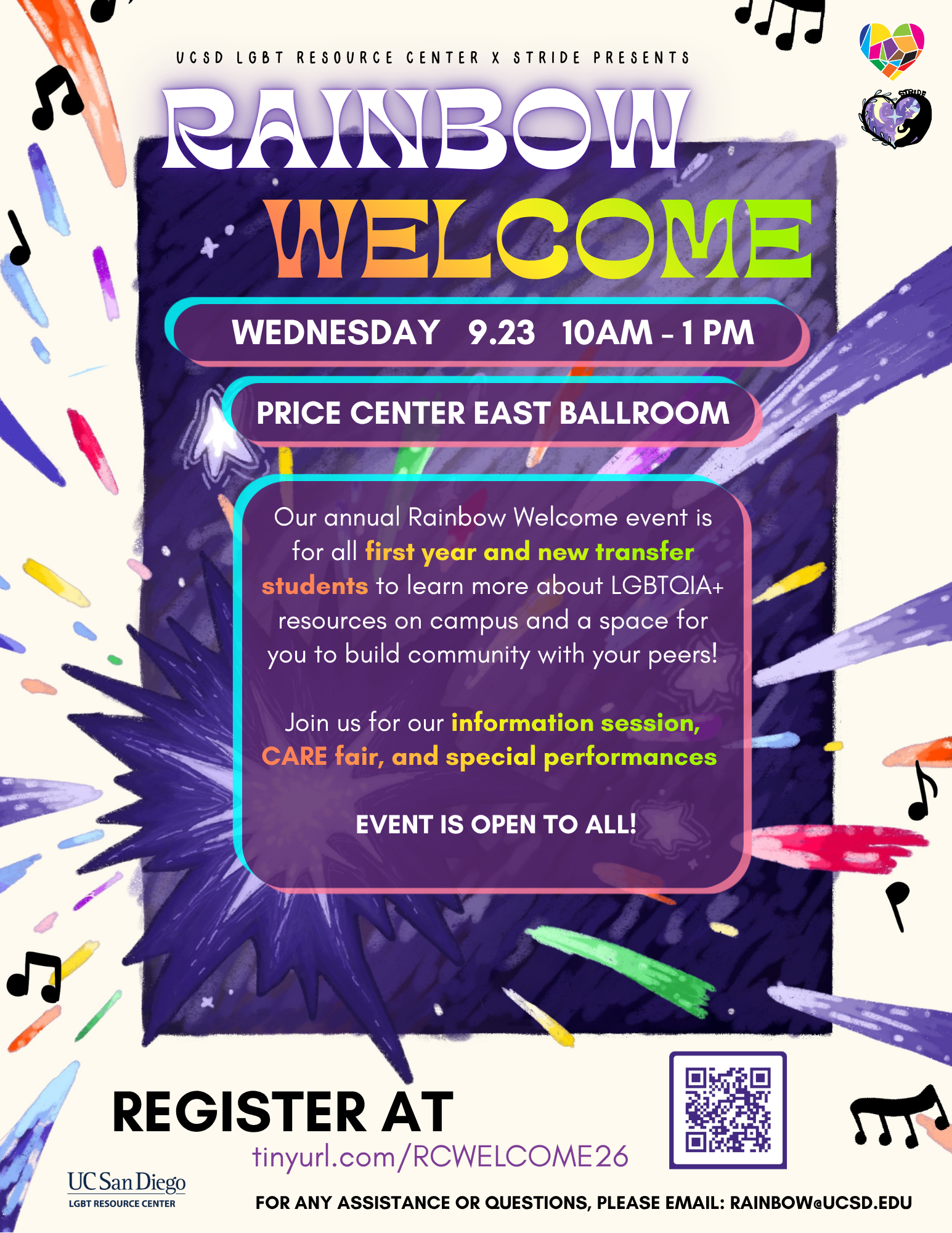 Advertisement for out and proud call for programs